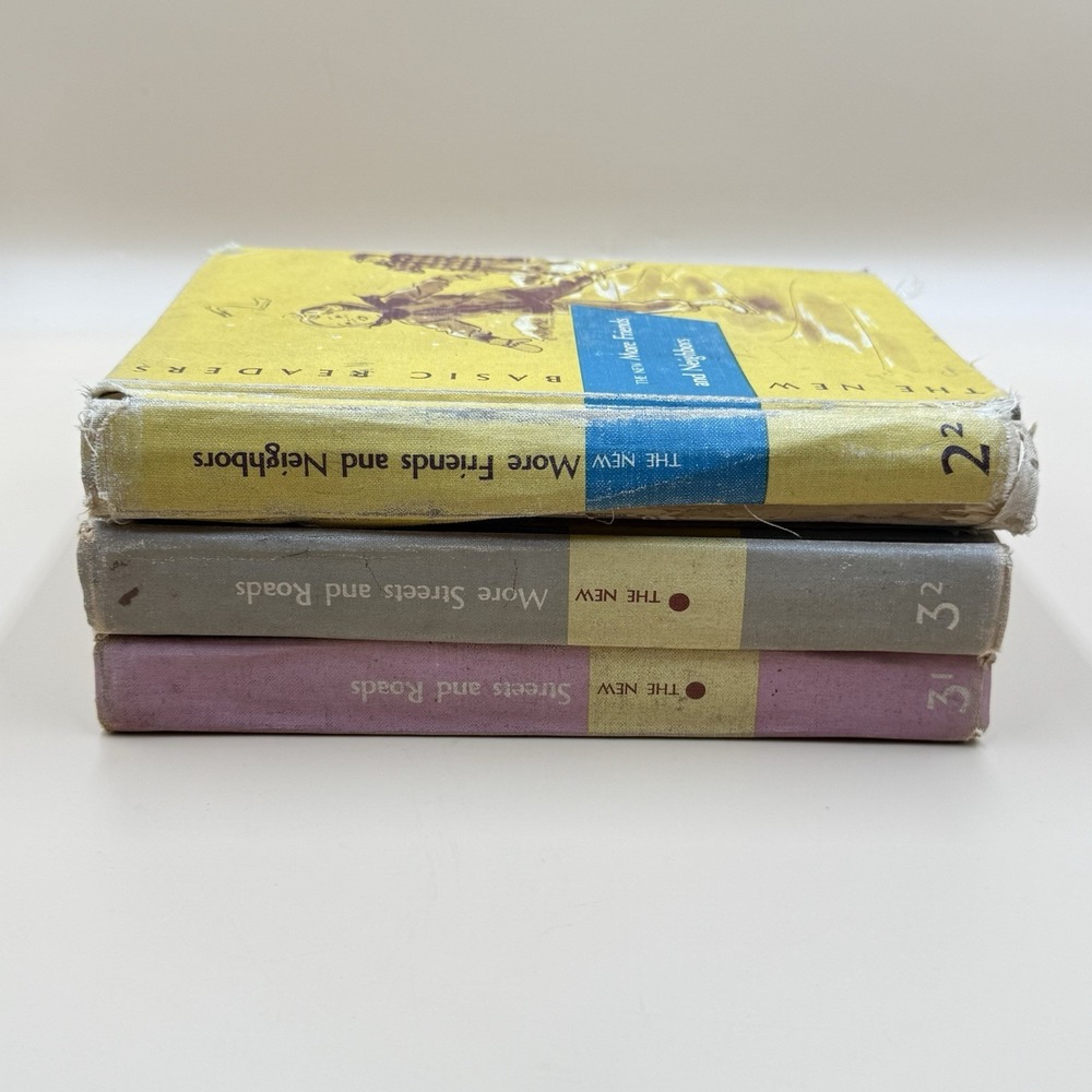 VTG 1950s‎ The New Basic Readers Books Lot of 3 Scott Foresman Illustrated Kids